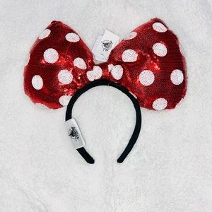 Disney Minnie Mouse Large Bow Headband-(onesize)